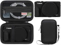 BOVKE Hard Case + Silicone Cover for Canon Powershot G7 X Mark III, Black by BOVKE