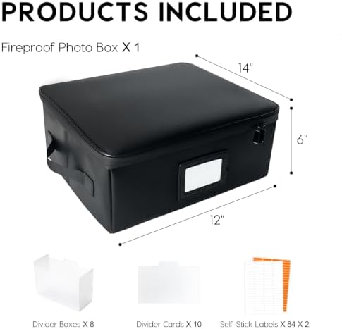 Viesembo Photo Storage Box, Holds up to 2000 4x6 Photos - Image 6