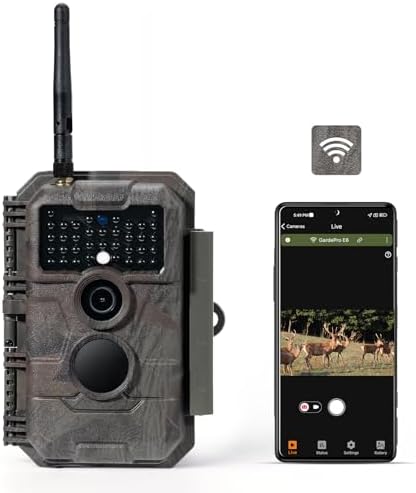 GardePro E6 WiFi Trail Camera, Stable WiFi with External Antenna by GardePro