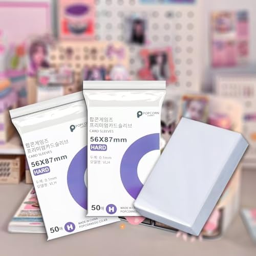 100 Pcs Kpop Photocard Sleeves, Ultra Thickness 200 Microns CPP Card Protector Holder for 3 inch Polaroid Standard Kpop Album Photo and Trading Cards, PVC Free and Acid-Free (58 x 89mm) - Image 4
