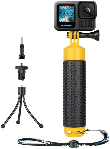 GEPULY Floating Hand Grip for GoPro Mission 1 DJI Action 6 Insta360 AKASO by GEPULY
