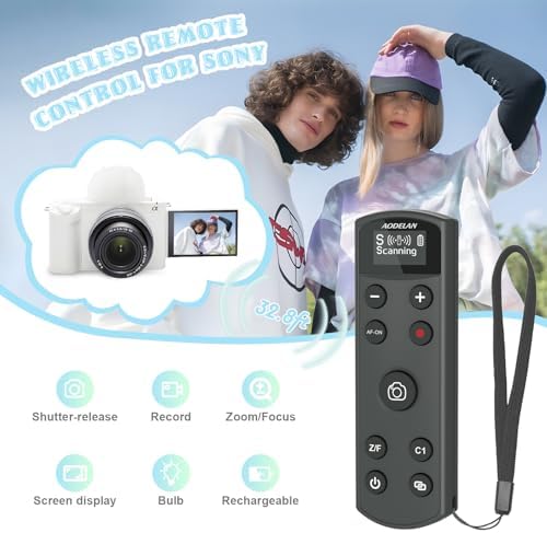 Remote Control for Sony Camera,USB-C Rechargeable Wireless Shutter Release - Image 2