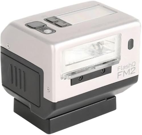 FlashQ FM2 TTL Flash for FUJIFILM, Silver by LightPix+Labs