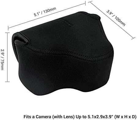 Neoprene Mirrorless Camera Case for Canon EOS R7 R10 +18-45mm Lens Z6III - Image 5