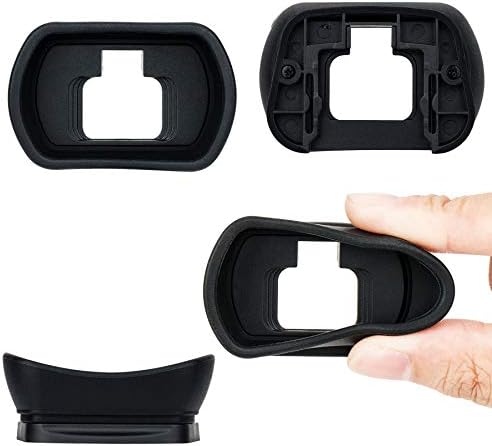 JJC KIWIFOTOS Ergonomic Long Camera Eyecup for Nikkor Z5 Z6 Z7 Z6II Z7II, Eye Cup Eye Piece viewfinder Replace DK-29 Eyecup, Soft Silicone, 50 * 33 * 21mm, Compatible with Nikon Z6 II Z7 II Z6 Z7 Z5 - Image 2