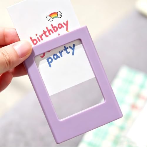 15Packs Magnets Polaroid Picture Frame,3.54x2.56 Fuji Instax Mini Photo Frames for Fridge,15Color Small Magnet Picture Frame - Image 6