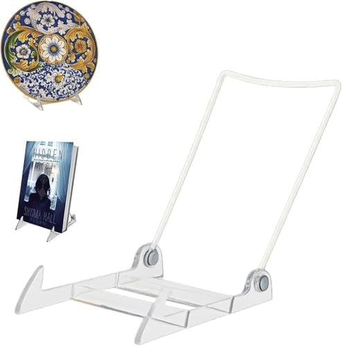 KINGDOM SOLUTIONS - 6.25" White Acrylic Display Stand Made in USA - 36 Pack by KINGDOMSOLUTIONS