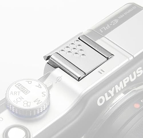 Metal Universal Hot Shoe Cover for Camera, Silver - Image 3