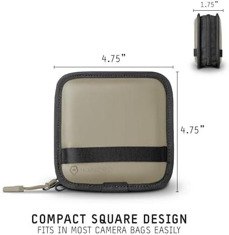 WANDRD Lens Filter Case - Store 4 Filters in Your Camera Backpack or Camera Case, Protect Photography Accessories from Scratches, Dust & Impact (Yuma Tan) - Image 6