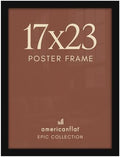 Americanflat 17x23 Poster Frame - Engineered Wood - Black by Americanflat