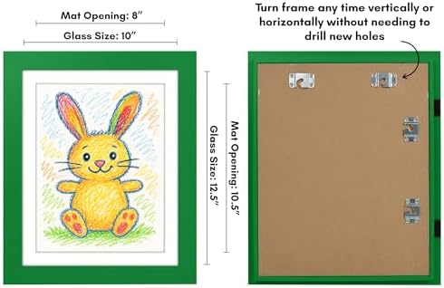 Americanflat 8.5x11 Changeable Kids Art Frame - Shamrock Green - Image 3