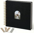 Vienrose Scrapbook Album,40 Pages,10x10 Inch,Black by Vienrose