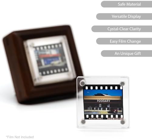 Premium Acrylic Magnetic Reversal Film Holders, 6 Packs Archival Storage High Transparency Display Holder for Reversal Film 35mm - Image 2