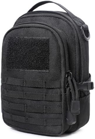 Azarxis Molle Pouches, Tactical Compact EDC Small Utility Pouch Waist Bags Sundries Storage Admin Organize Gear Gadget for Military Backpack by DesignedforOutdoorSports
