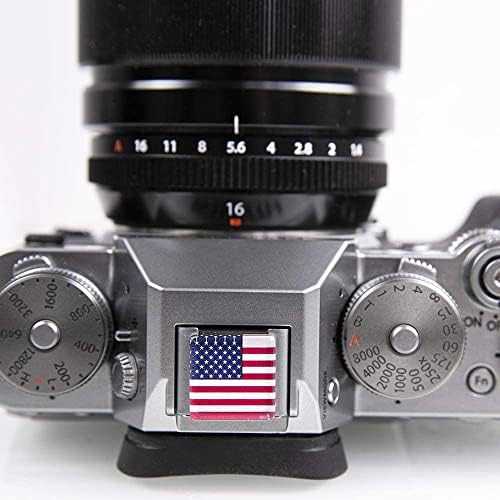 Foto&Tech Camera Hot Shoe Cover Compatible with Nikon Z5 Z6 Z6 II Z7 Z7 II Z9 Cameras (US Flag) - Image 3