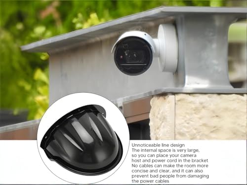 2-Set Outdoor CCTV Security Camera Top Cover, Sun Rain Shade Cover Shield Protective Roof Compatible with Hikvision/Nest/Ring/Arlo/Dome/Bullet - Image 4