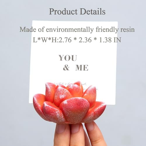 Cute Business Cards Holder Desk Organizer Vertical Display Stand - Image 3