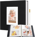 Vienrose Self Adhesive Photo Album 60 Pages for Wedding, Baby Growth, Black by Vienrose