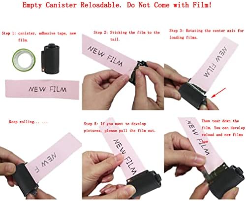 Reloadable Empty Canisters Cassettes Case Assorted for Kodak Fuji Agfa 135 35mm 36EXP Vintage Hand Roll Pan Film Negative - Image 5