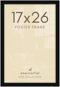 Americanflat 17x26 Poster Frame - Engineered Wood - Black by Americanflat