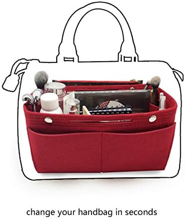 LEXSION Purse Organizer Insert Multi Pocket Bag Organizer Shaper - Image 7