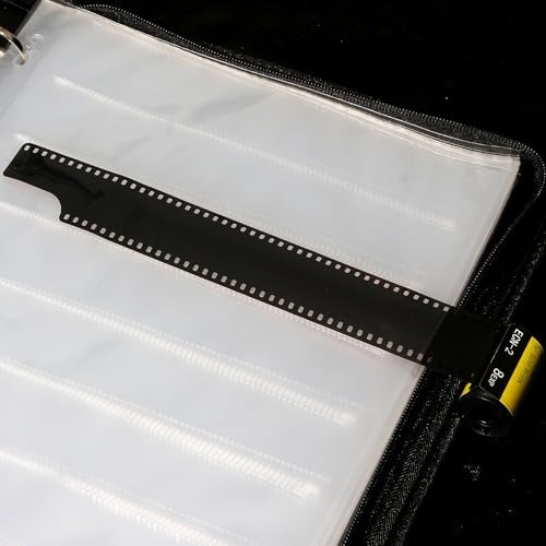 25 Pcs 35mm Film Negative Sleeves Film Negative Storage Presentation Materials 35mm Size Negative Pages Holds Seven Strips of Six Frames Help You Collect and Organize Film - Image 7