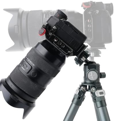 Camera Tripod Ball Head 28mm Metal Panorama Ball Head Compatible with Arca Type Quick Release Plate 1/4" Screw 3/8" Thread Mount Max Load 17lb/8kg Ball Head Mount for Monopod Slider DSLR Camera - Image 3