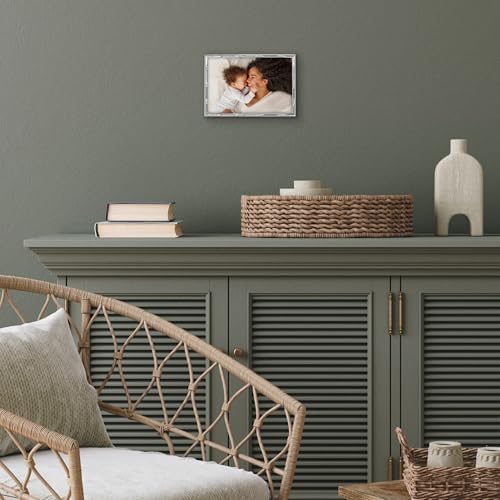 Americanflat 4x6 Bamboo Picture Frame - Metal - Silver - Image 6