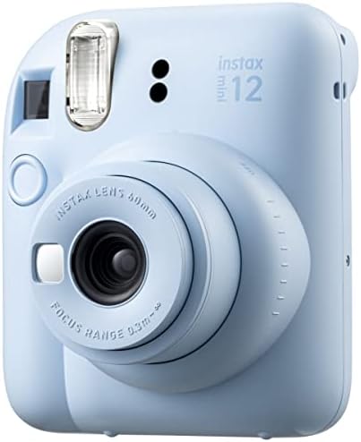 Fujifilm Instax Mini 12 Instant Film Camera Pastel Blue, Fujifilm Instax Mini Twin Pack Instant Film 20 Prints, Prtotective Case, Gift Bundle - Image 2