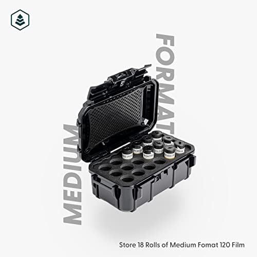 Evergreen 120mm Film Storage Case | Holds 18 Rolls of Medium Format Film | Waterproof, Crushproof, & Freezer Safe (Green) - Image 2