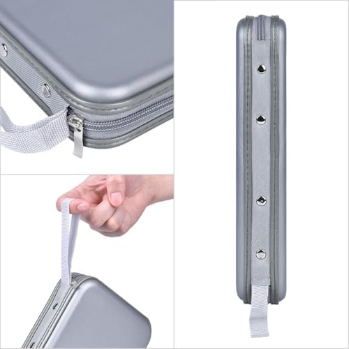 alavisxf xx CD Holder, 72 Capacity Hard Plastic Storage Case for Car - Image 2