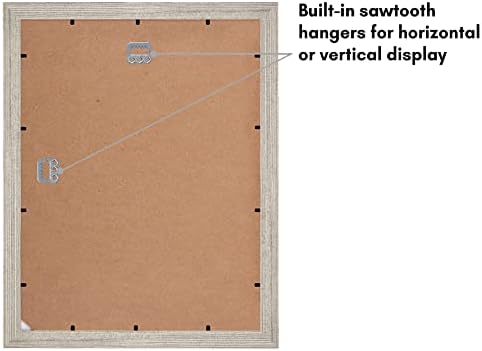Americanflat 11x14 Picture Frame - Matted to 5x7 - Driftwood - Image 6