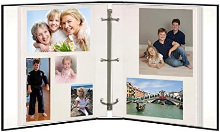 Pioneer Photo Albums TR-100/NB TR-100 Navy Blue Magnetic 3-Ring Photo Album 100 Page - Image 3