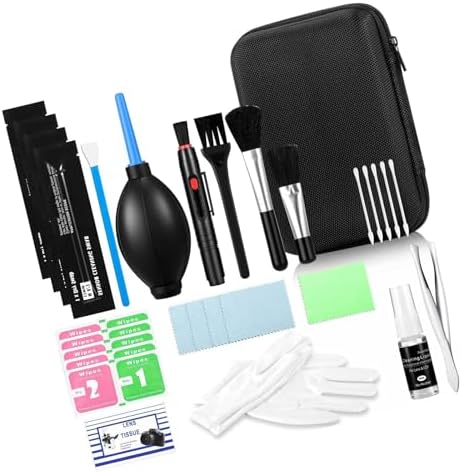 12-Piece Expert Camera Maintenance Set Includes Air Blower Microfiber Cloth All Models Scratch Camera Wipe - Image 6
