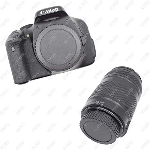 ULBTER Front Body Cap and Rear Lens Cap Cover for Canon EOS EF/EF-S Lens - Image 4