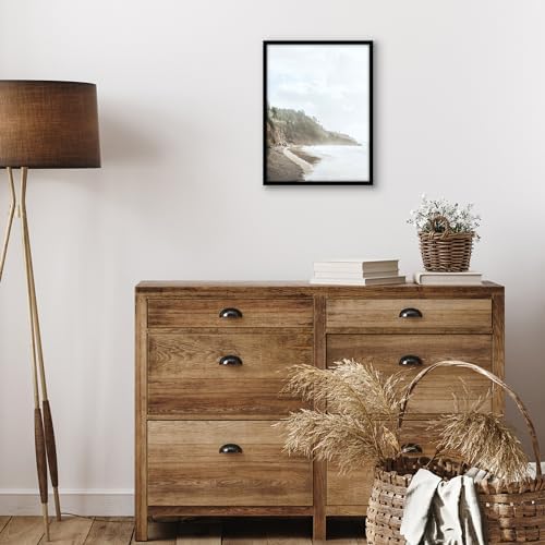 Americanflat 16x12 Picture Frame - Slim Molding - Black - Image 4