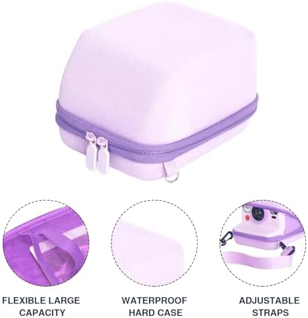 Camera Case for Polaroid Now/Now+/I-Type/Flip Instant Camera,Purple - Image 3