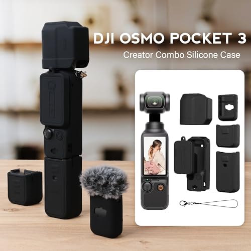 Silicone Case for DJI Osmo Pocket 3/Xtra Muse, Black - Image 2