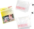OP/TECH USA Rainsleeve Camera Cover - Clear Rain & Dust Sleeve for Shooting Photos & Video, with Viewfinder Access - Camera Rain Cover, Small, 2 Pack by OPTECHusa
