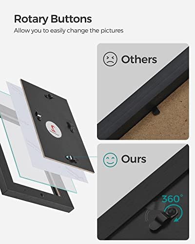 SONGMICS 12-Pack 4 x 6 Collage Picture Frames with Glass Front - Image 5
