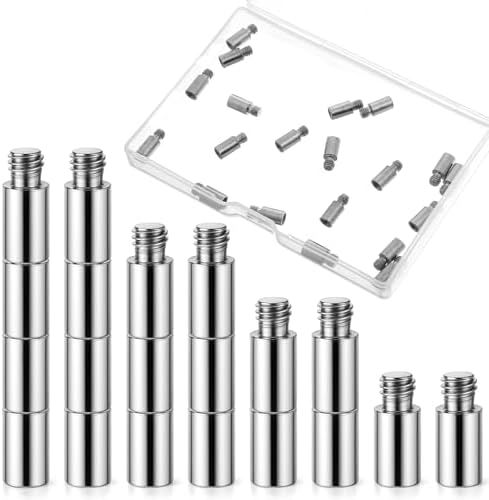 20PCS Scrapbook Extension Posts Album Accessories Extension Post Replacement for Binding Extending Post-bound Refillable Photo Album Scrapbook Screws Craft Diy Refill Pages (12 mm/ 0.47 Inch) by Unknown