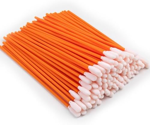 Wellgler's 100pcs 6.42'' Cleaning Swabs,Multi-Purpose Cleanroom Foam Tip Cleaning Swab Kit for Camera, Optical Lens, Arts and Crafts, Painting, Gun, Printer, Automotive Detailing by DisposableOralSwabs