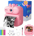 Kids Camera Instant Print: Gleeglee 1080P Camera for Kids, Pink Rabbit by Gleeglee