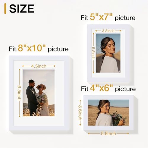 Vittanly 20 Pack Picture Frames Collage Wall Decor, White - Image 6