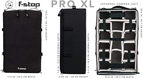 f-stop – XL Pro Internal Camera Unit (ICU) Pack Storage Insert for DSLR, Mirrorless, Telephoto, Lens and Gear Carry Protection - Image 3
