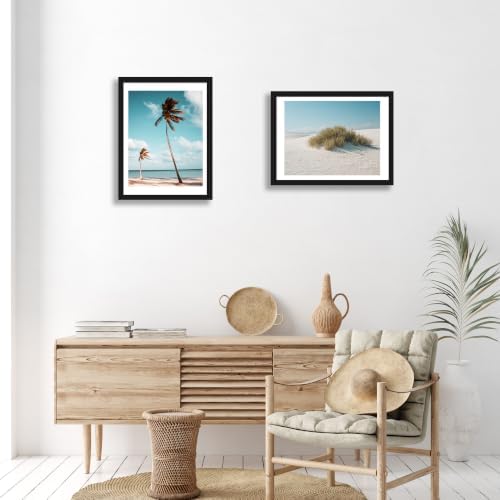12x16 Picture Frame Set of 4 with Real Glass, Wall Mount - Image 2