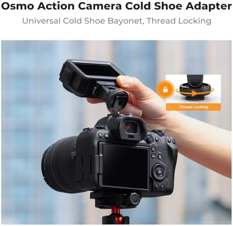 K&F CONCEPT Plastic Cold Shoe Mount for DJI Osmo Action 6/Osmo Nano - Image 3