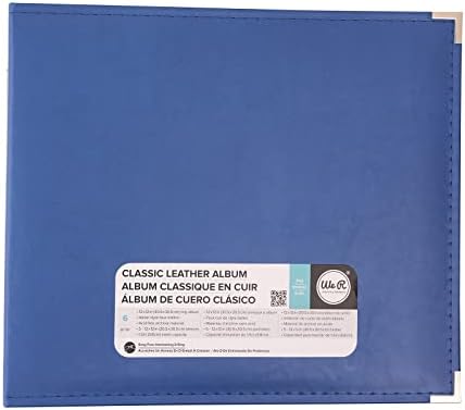 We R Memory Keepers 12x12 Photo Album Country Blue Protect Memories & Photos, Acid-free Faux Leather, Snag-free Rings, Includes 5 Page Protectors - Image 2