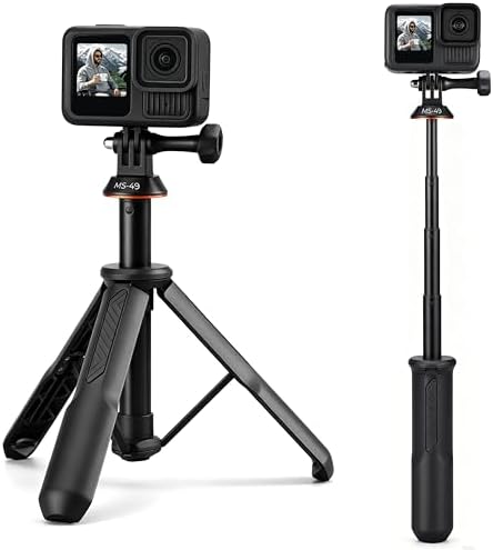 K&F CONCEPT 58.5cm/23inch Portable Adjustable Stand Selfie Stick Tripod by KFCONCEPT