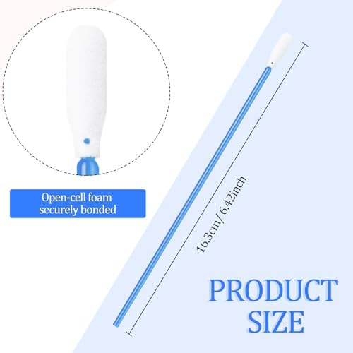 Chinco 200 Cleaning Swab Foam tip Sponge Stick - Image 3